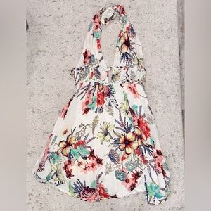 American Threads Tropical Halter Dress | size S
